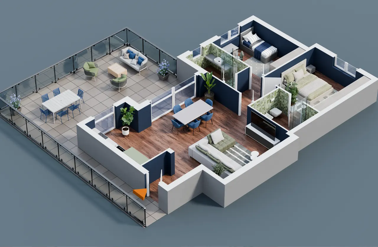 planimetria-3d-bilocale-e