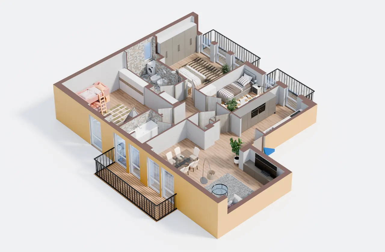 planimetria-3d-trilocale-d